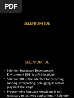 Selenium IDE PPT