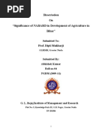 Download Role of Nabard in Agriculture by opender SN54054001 doc pdf