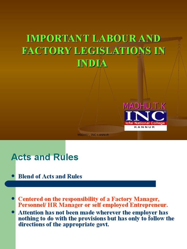 Labour Law - PPT 200 | PDF | Business