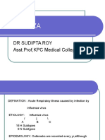 Influenza: DR Sudipta Roy Asst - Prof, KPC Medical College