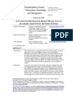 A Cognitive Knowledge-Based Model For An Academic Adaptive E-Advising System