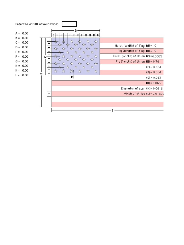 US Flag Calculator PDF