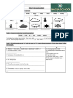 Weather Worksheet Grade 8