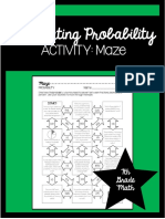 Activity: Maze: Calculating Probability