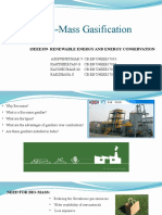 Bio-Mass Gasification: 15Eee359-Renewable Energy and Energy Conservation