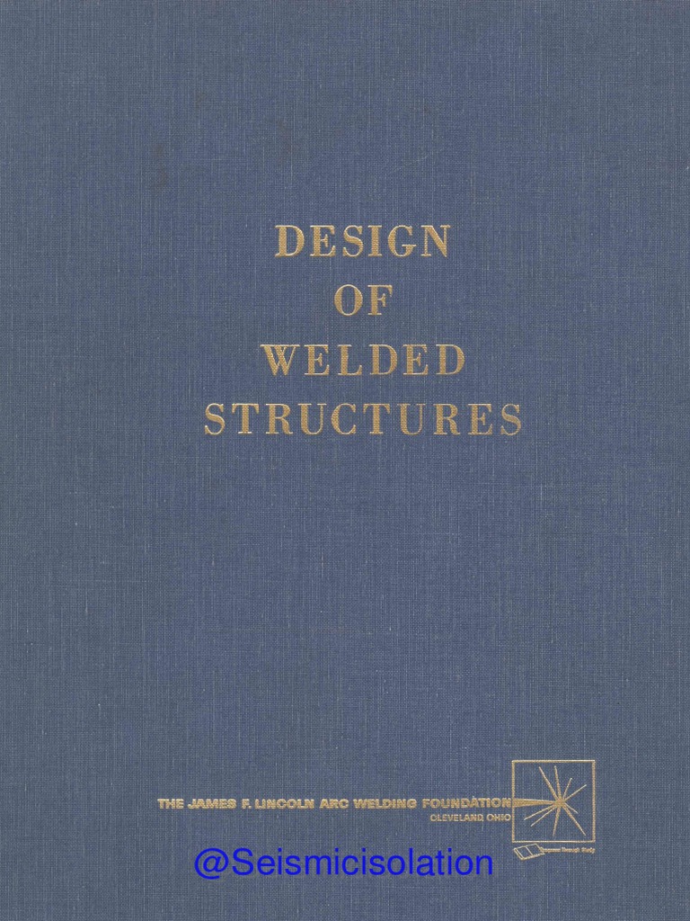 Design of Welded Structures Omer W. Blodgett PDF Strength Of