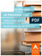 Accreditation Process Manual For ACBSP Programs (Traducido)