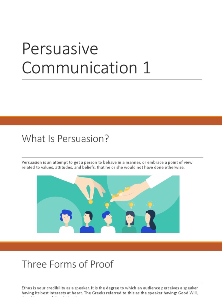 Understanding Persuasive Communication | PDF | Persuasion | Fallacy