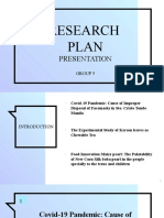 Research Plan: Presentation