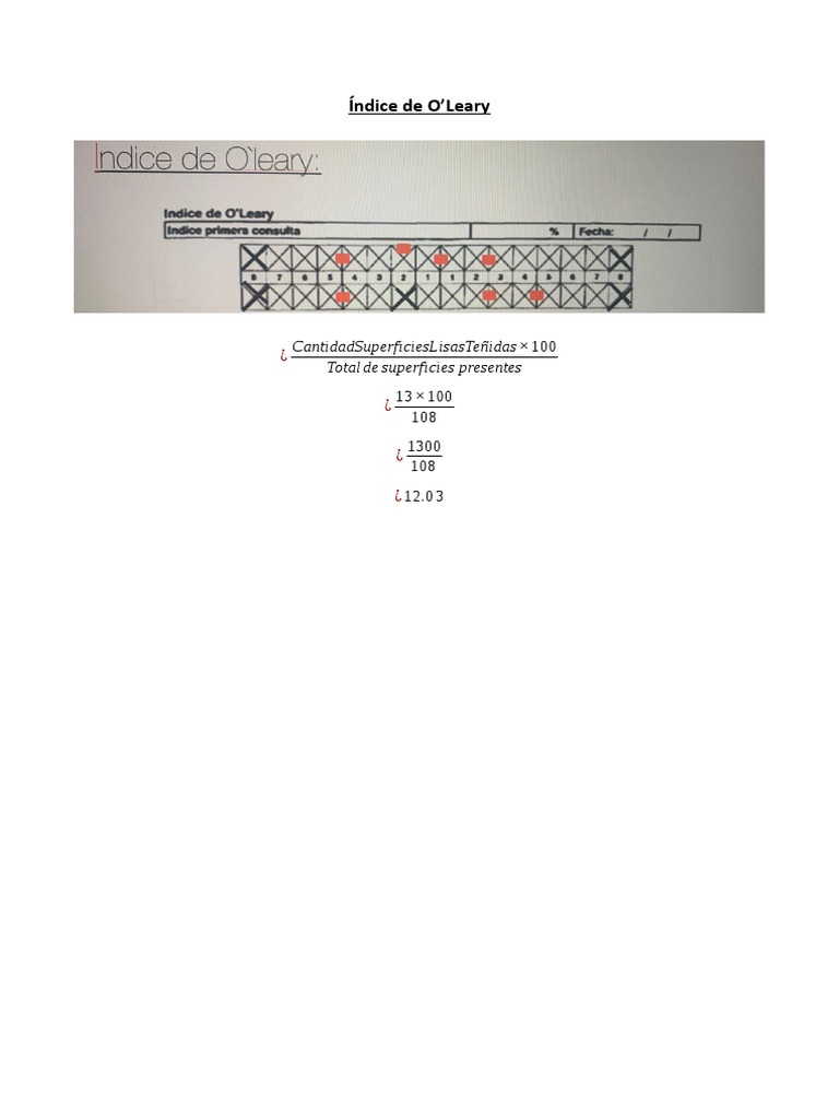Indice De Oleary Pdf