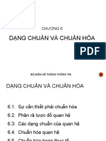 CSDL-Chuong 6-Dang Chuan Va Chuan Hoa