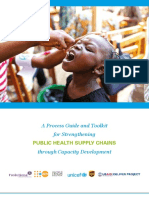 A Process Guide and Toolkit for Strengthening PUBLIC HEALTH SUPPLY CHAINS through Capacity Development