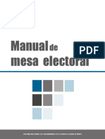 Manual de Mesa Electoral
