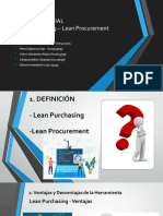 Trabajo Parcial Lean Purchasing - Lean Procurement