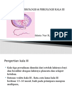 Perubahan Fisiologis Kala 3