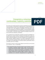 Conquista y Colonizacion Continuidad Ruptura y Asimilacion