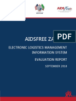 Zambia Electronic Logistics Management Information System Evaluation Report