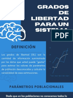 Grados de libertad para un sistema