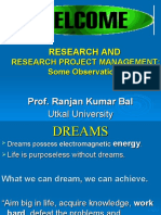 Research Project Mgt.