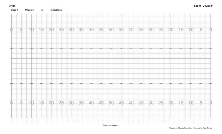Blank Marching Band Drill Design Paper | PDF