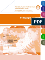 Guía Didáctica Pedagogía General