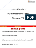2 - Cambridge - VII - Chem - Stage 7 - Unit 7.4 - 7.6 - Material Changes