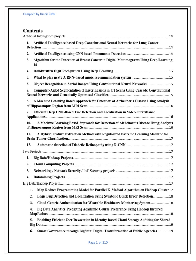 FYP's Top Categories Overview | PDF | Big Data | Cloud Computing