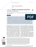 Healthy Weight and Obesity Prevention: JACC Health Promotion Series