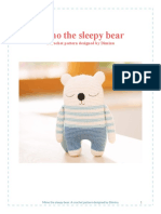 Mimo The Sleepy Bear: A Crochet Pattern Designed by Diminu