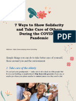 Sample SOLIDARITY Practices