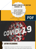 Terapi Komplementer Untuk Covid 19