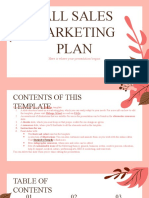 Fall Sales Marketing Plan Pink Variant