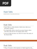 Hash Table: Didih Rizki Chandranegara