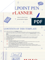 Ballpoint Pen Planner
