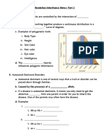 Other Forms of Inheritance Notes Fill in