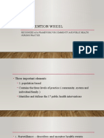 Intervention Wheel: Recognized As A Framework For Community and Public Health Nursing Practice