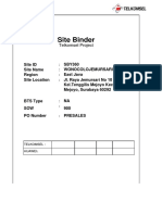 Site Binder: Telkomsel Project