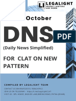 DNS For CLAT 2022-23 On New Pattern (24th October)