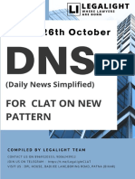 DNS For CLAT 2022 23 On New Pattern 25th & 26th October