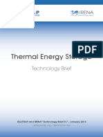 IRENA-ETSAP Tech Brief E17 Thermal Energy Storage