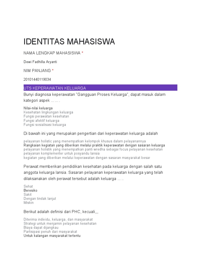 UtsNursing of Family PDF