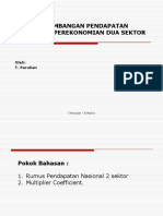 Bab 6 Keseimbangan Pendapatan Nasional 2 Sektor 1