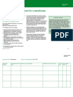 Warehouse Risk Assessment