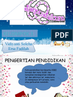 Pengertian Pendidikan PPTX