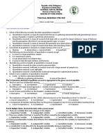 Practical Research 2 Diagnostic Test