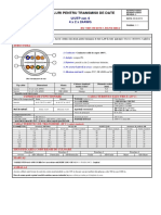 Cabluri Pentru Transmisii de Date: U/UTP Cat. 6 4 X 2 X 24AWG