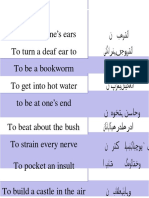 Idioms in English and Urdu