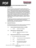 SRP Electric Service Specifications | PDF | Transformer | Electricity