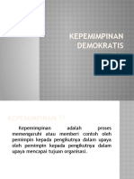 Kepemimpinan Demokratis