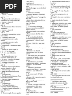 Chapter 1: Introduction To Communication Systems: Multiple Choice